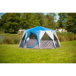 Tente Coleman Octagon 8 (Bleue) -Camping Boutique tente coleman octagon 8 bleue 4
