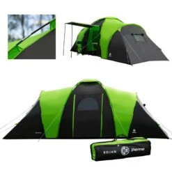 Tente De Camping Familiale Peme Bojan 6 Personnes 2 Chambres