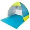 Tente De Plage Pop Up Bleue Et Verte Aktive Beach -Camping Boutique tente de plage pop up bleue et verte aktive beach