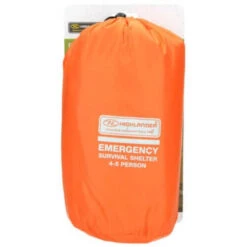 HIGHLANDER Tente D'urgence Abri De Survie 4-5 Personnes - Orange -Camping Boutique tente durgence abri de survie 4 5 personnes orange 4