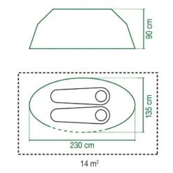 Coleman Tente Galiano Bleue - 2 Personnes -Camping Boutique tente galiano bleue 2 personnes 5