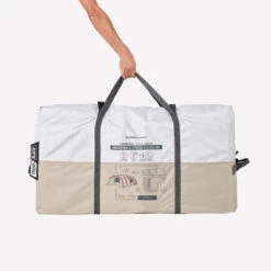 Quechua Tente Gonflable De Camping - Air Seconds 6.3 XXL F&B - 6 Personnes - 3 Chambres -Camping Boutique tente gonflable de camping air seconds 63 xxl f and b 6 personnes 3 chambres 2