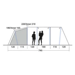 Tente Gonflable Outwell Knightdale 8PA -Camping Boutique tente gonflable outwell knightdale 8pa 3