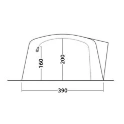 Tente Gonflable Outwell Knightdale 8PA -Camping Boutique tente gonflable outwell knightdale 8pa 4