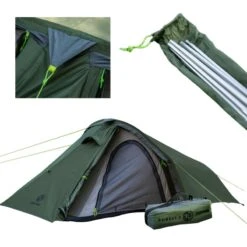 Tente Tunnel De Trekking Peme Forest 2 Places 2.5 Kg