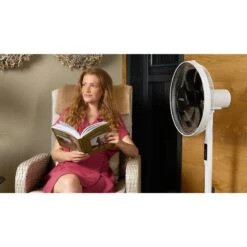 Trépied De Ventilateur Sur Pied Luvego Avec Télécommande - Minuterie - 40CM -Camping Boutique trepied de ventilateur sur pied luvego avec telecommande minuterie 40cm 3