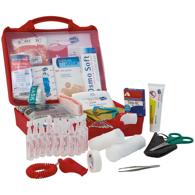 Trousse De 1er Secours Rigide Rouge Club De Sport - 83 Pièces 3 Trousse De 1er Secours Rigide Rouge Club De Sport - 83 Pièces
