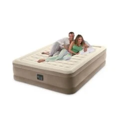 Intex Ultra Plush Queen Airbed - Lit Gonflable - 203x152x46cm - Compris Accessoires -Camping Boutique ultra plush queen airbed lit gonflable 203x152x46cm compris accessoires 2